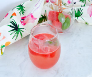 Watermelon Lime Ice Cubes are a great way to flavor water without any added sugar. The perfect refreshing drink for summer. Whip up a batch and store them in your freezer! #watermelon #flavoredwater #noaddedsugar #vegan #hydration