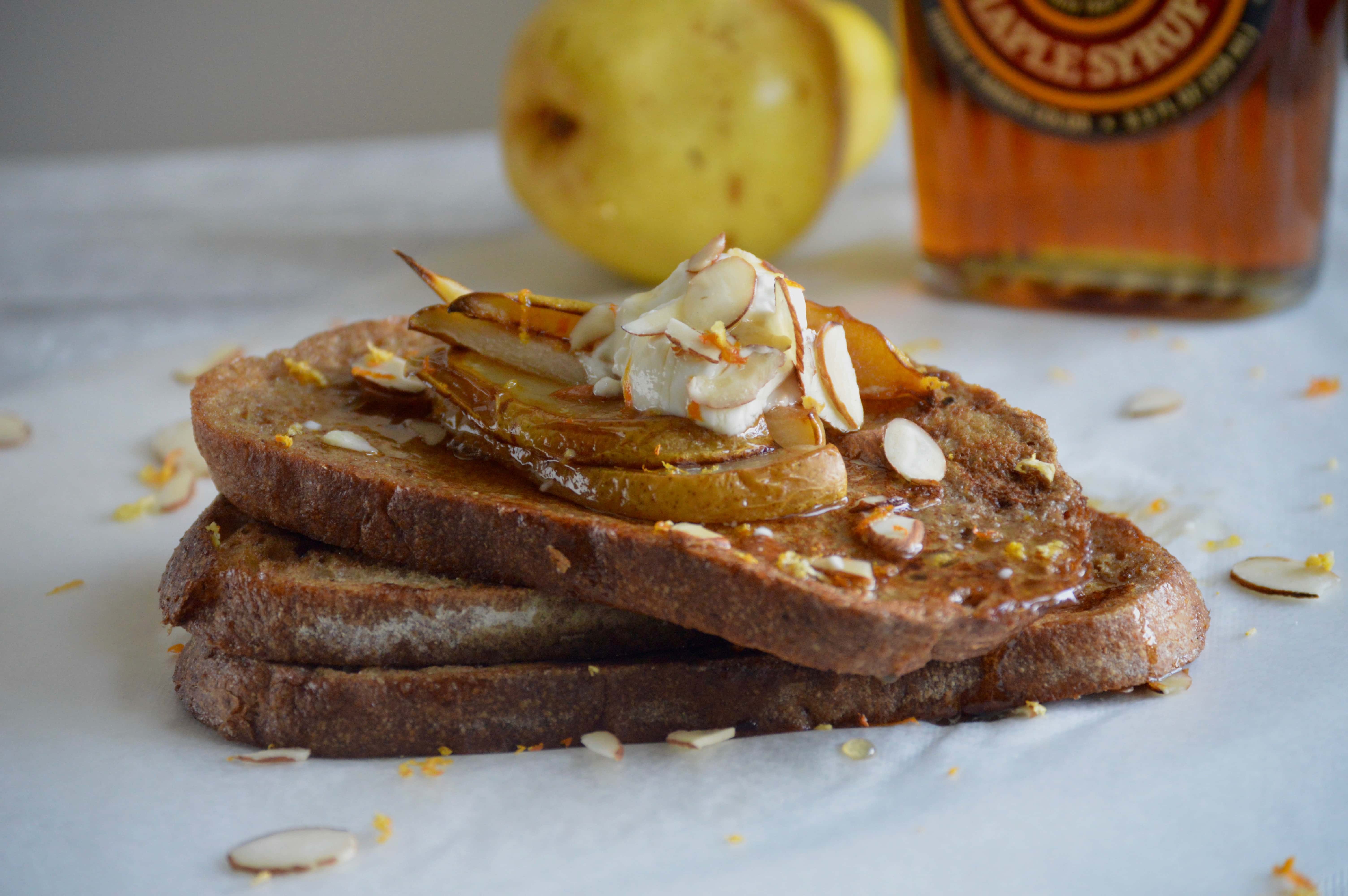 Pear Spiced French Toast