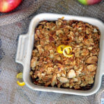 Recipe for healthier apple & pear crisp. Vegan & Gluten-free
