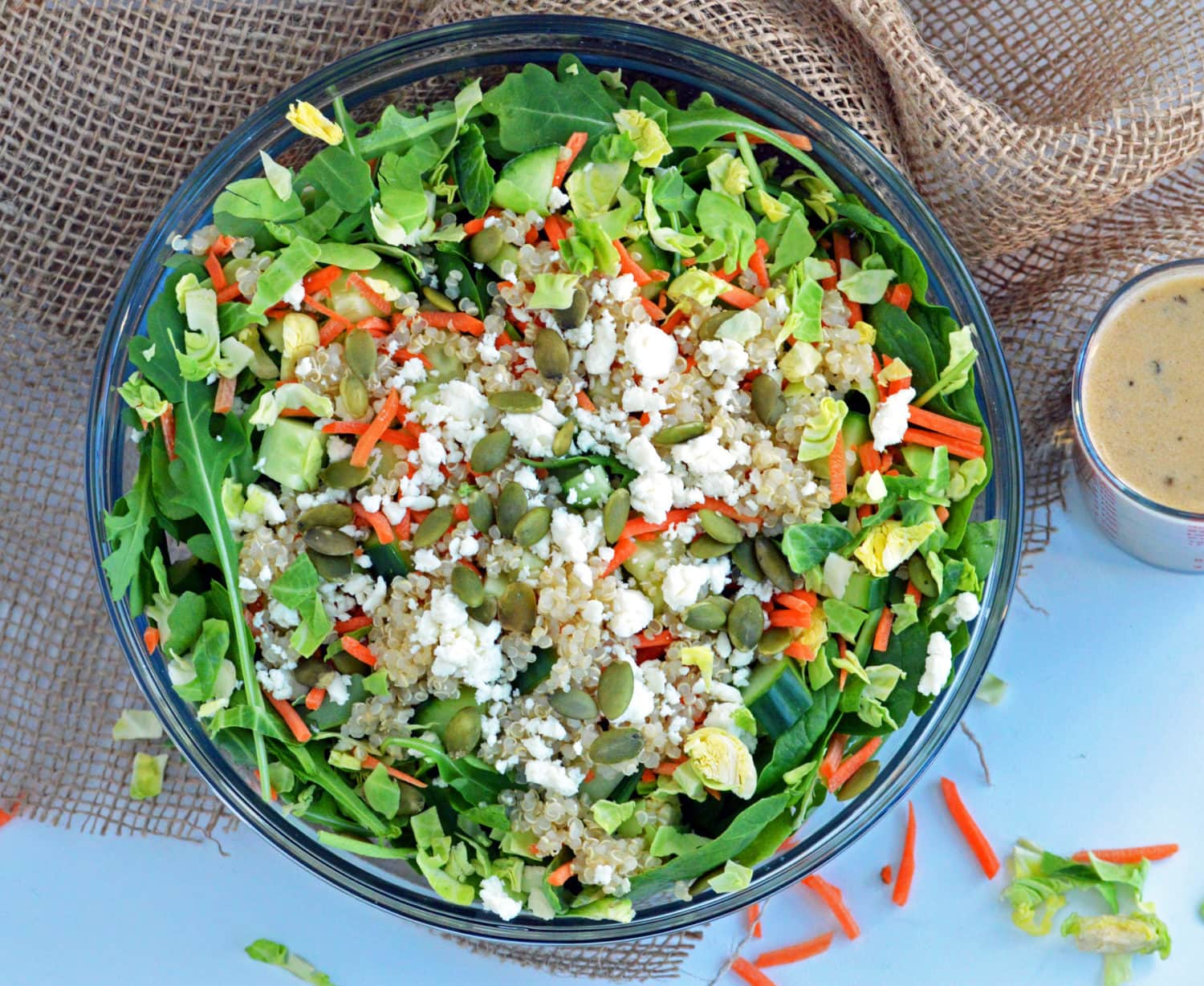 Lemon Tahini Quinoa Salad - Plant Based RD