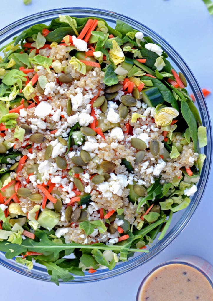 Green Crunch Power Salad--vegetarian and healthy salad