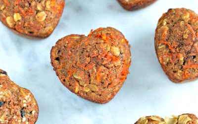 Whole Grain Carrot Cake Muffins
