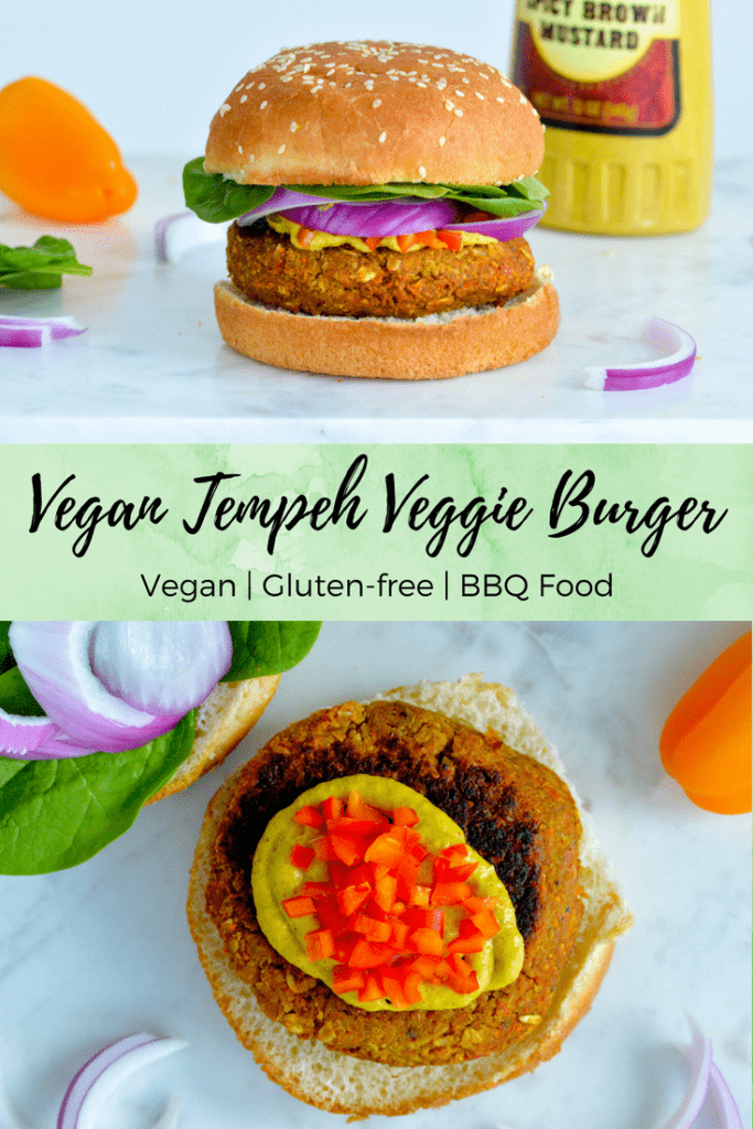 Smoky Tempeh Burger Recipe | 20-Minute High Protein Vegan Dinner