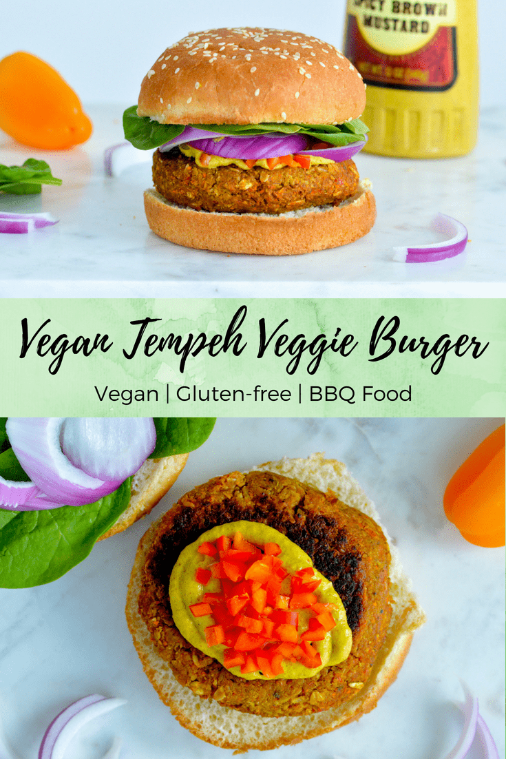 Smoky Tempeh Burger Recipe 20Minute High Protein Vegan Dinner