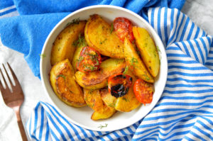 recipe for dill roasted potato wedges