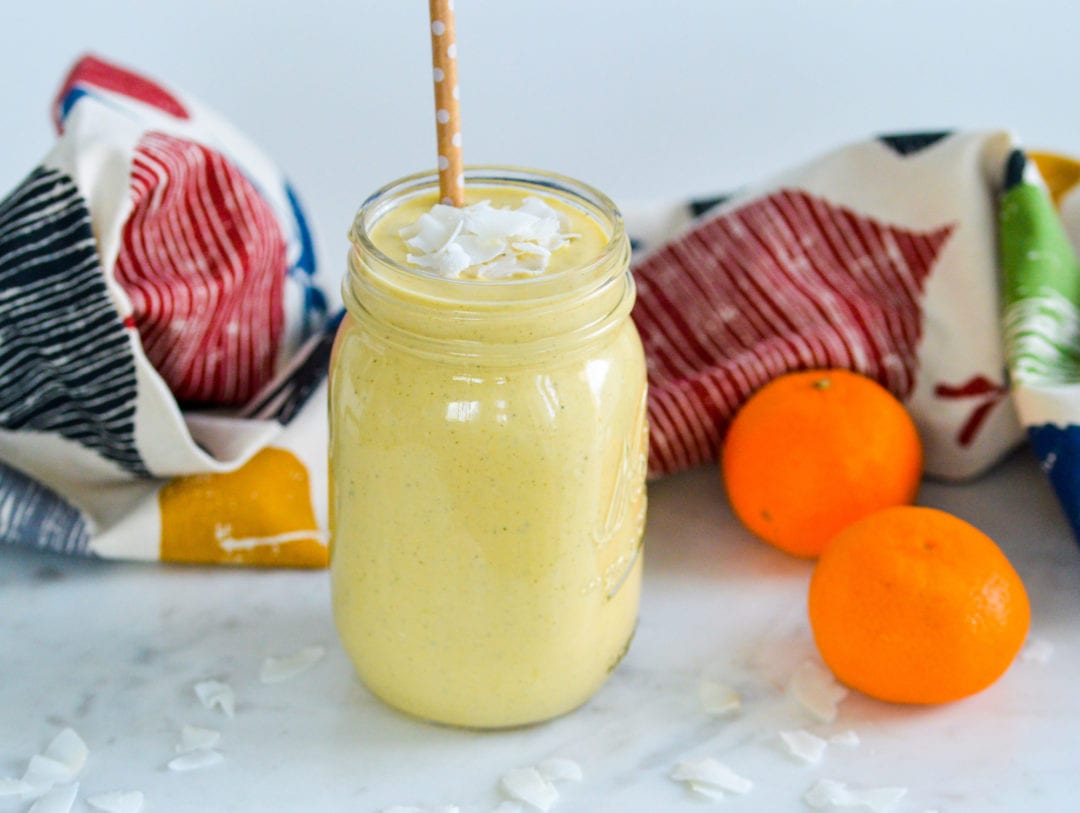 Tropical Smoothie Recipe- high in protein