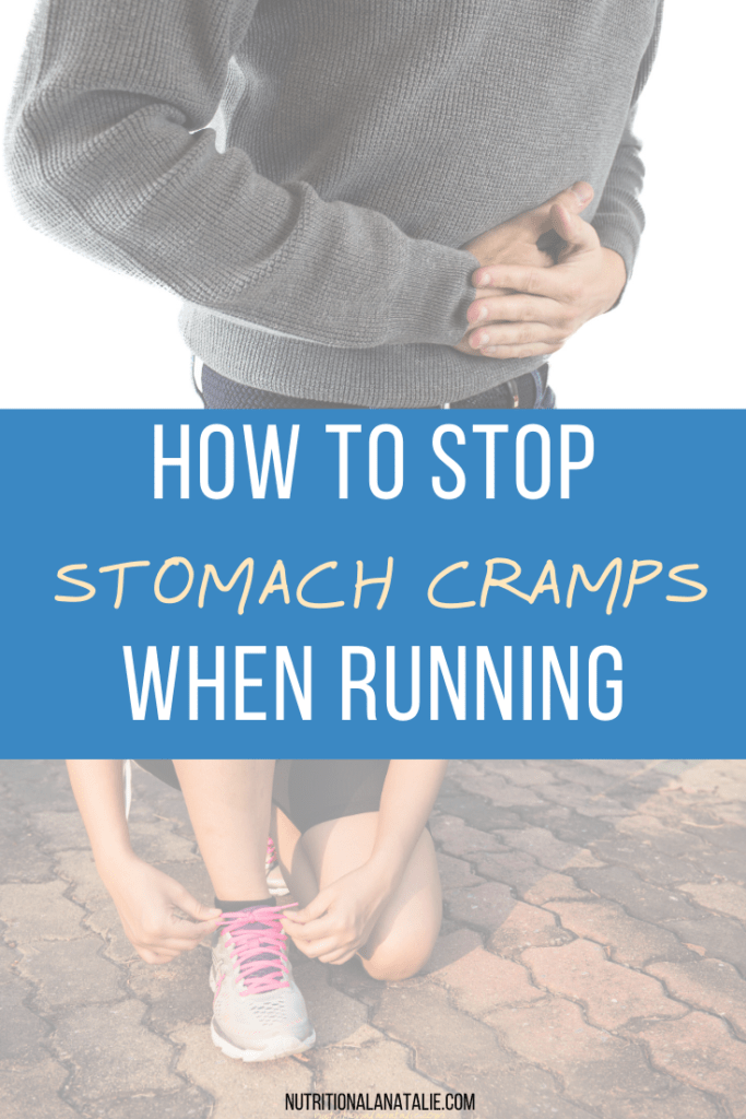 Stomach cramps are a common runner's problem. This article tells you why you get them and how to stop runner's cramps for good! #runner #running #cramps #runnersproblems
