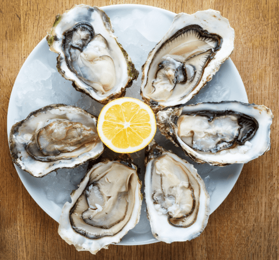 oysters for zinc & immune system