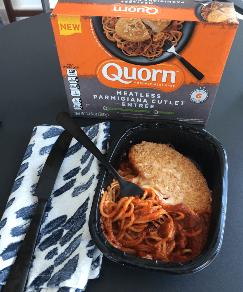quorn meatless parmigiana cutlet entree