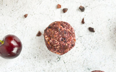No-Bake Cherry Cacao Energy Balls