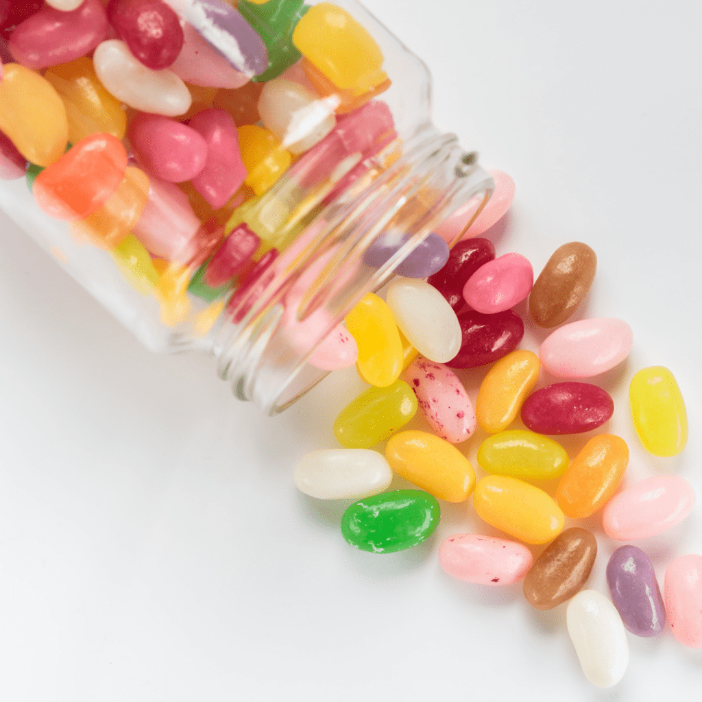 some runners fuel with jelly beans during a long run