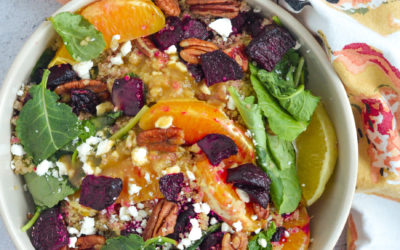 Roasted Beet & Orange Quinoa Salad