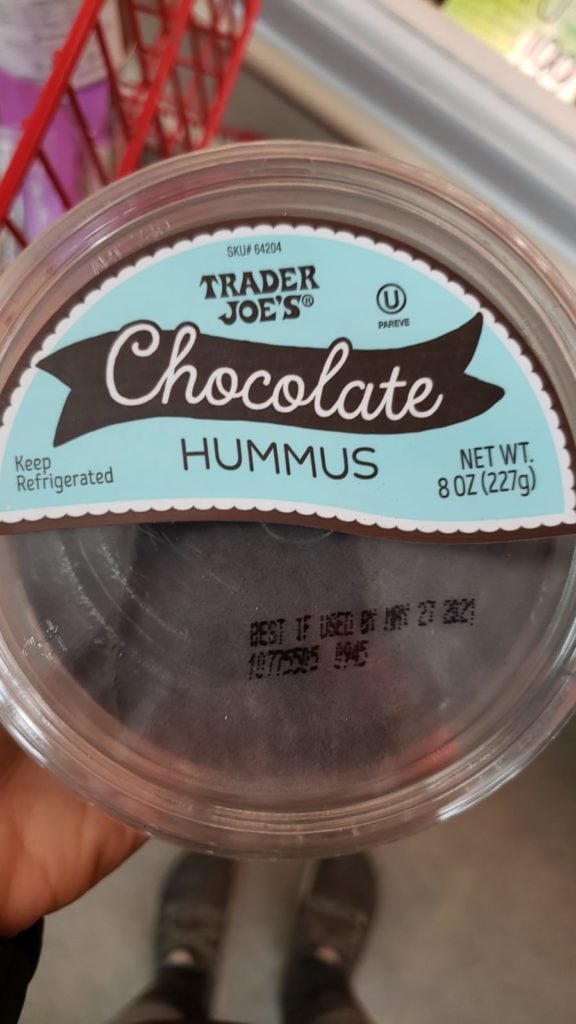 chocolate hummus trader joes