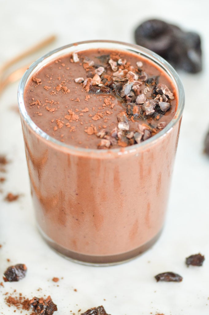 Chocolate Smoothie in a glass