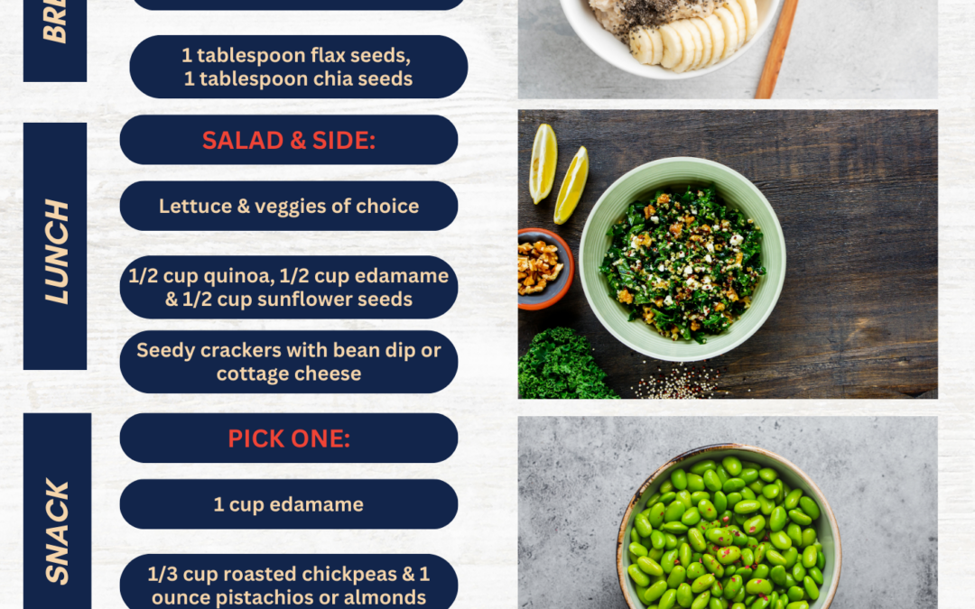 This vegetarian meal plan has 100+ grams of protein to help you build muscle