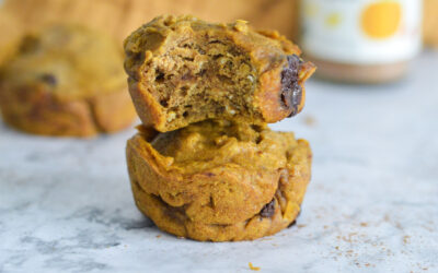 Vegan Pumpkin Chocolate Chip Muffins