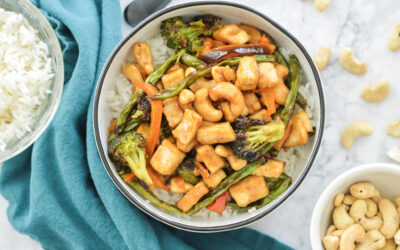 Tofu with Cashew Nuts